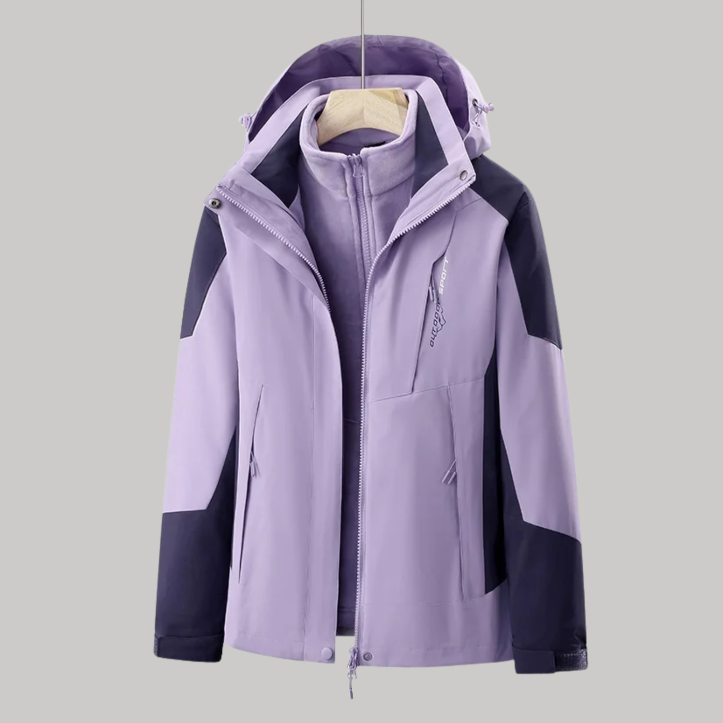 Chaqueta de mujer 3 en 1 Alpine térmica