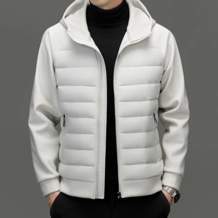 Chaqueta de plumas con monograma Oxford