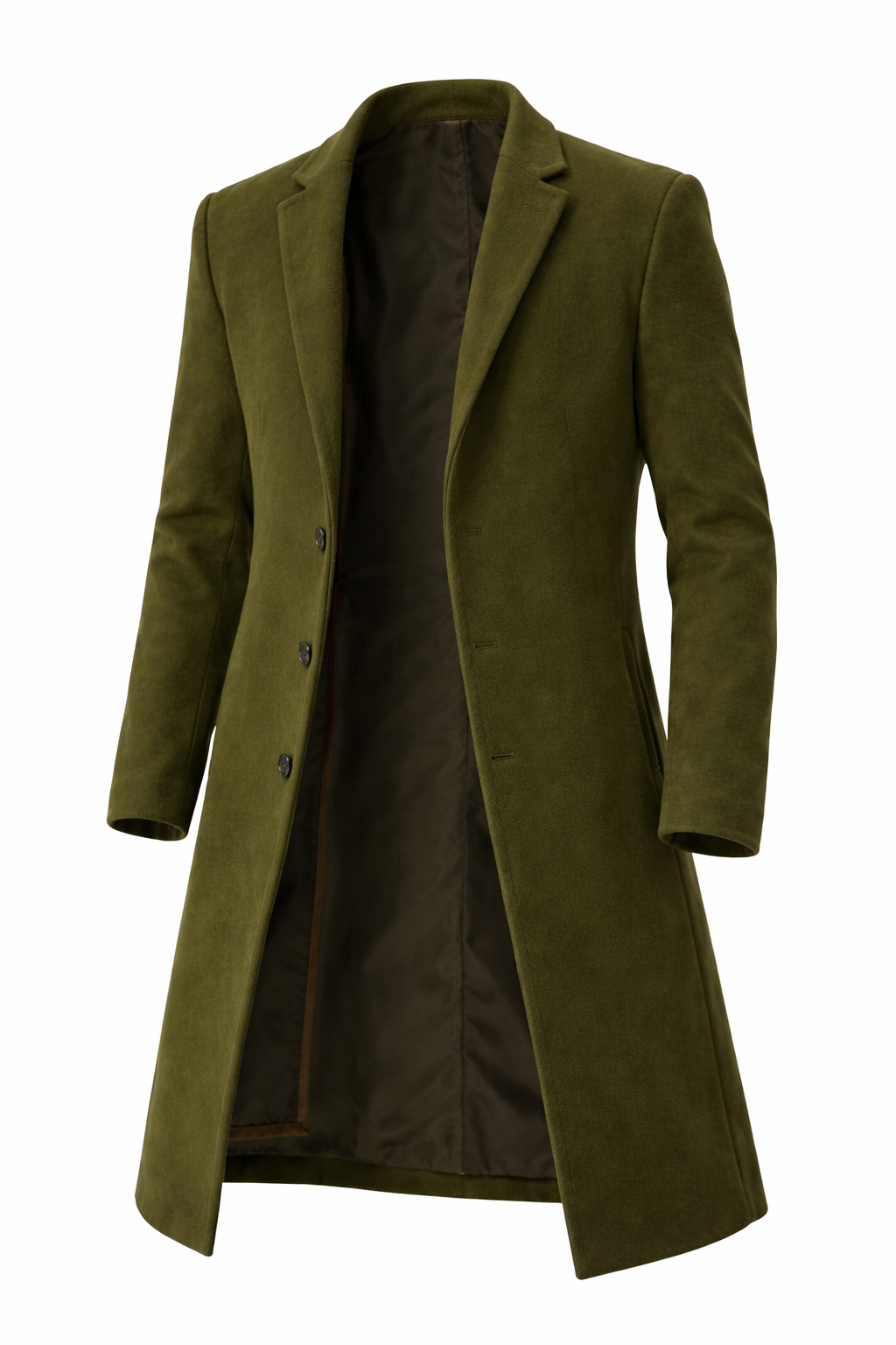 Gabardina Masculina Larga Premium – Estilo Europeo