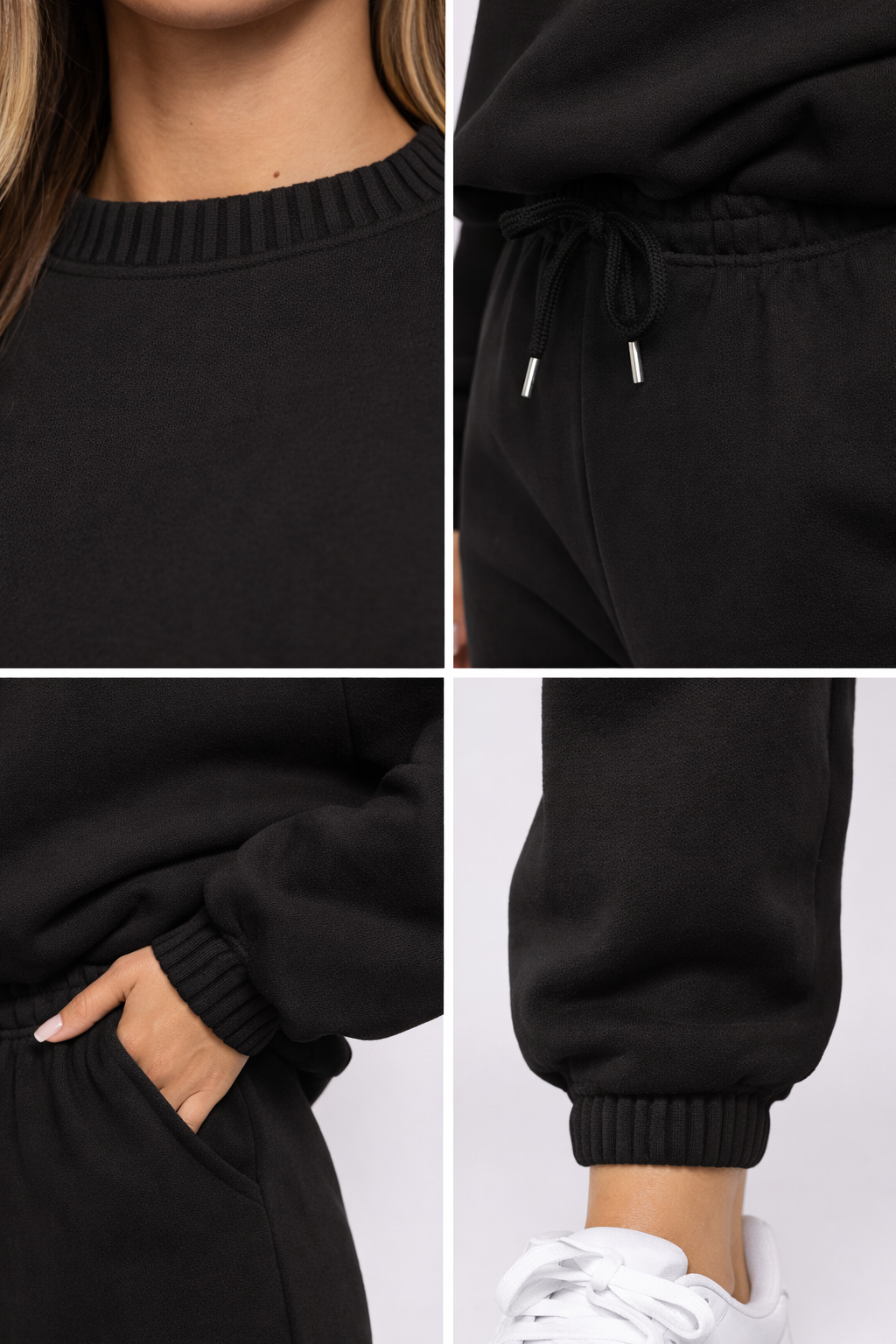 Conjunto de Sudadera y Pantalón para Mujer de Corte Cómodo