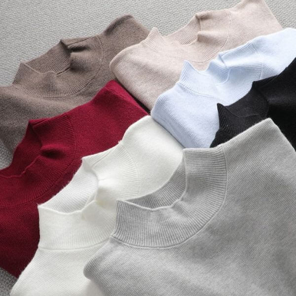 Suéter Básico Slim Casual para Mujer