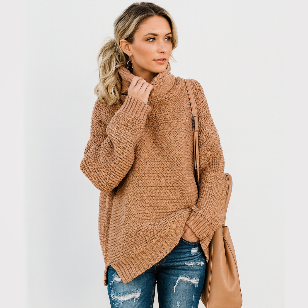 Suéter Oversize de Tricot para Mujer