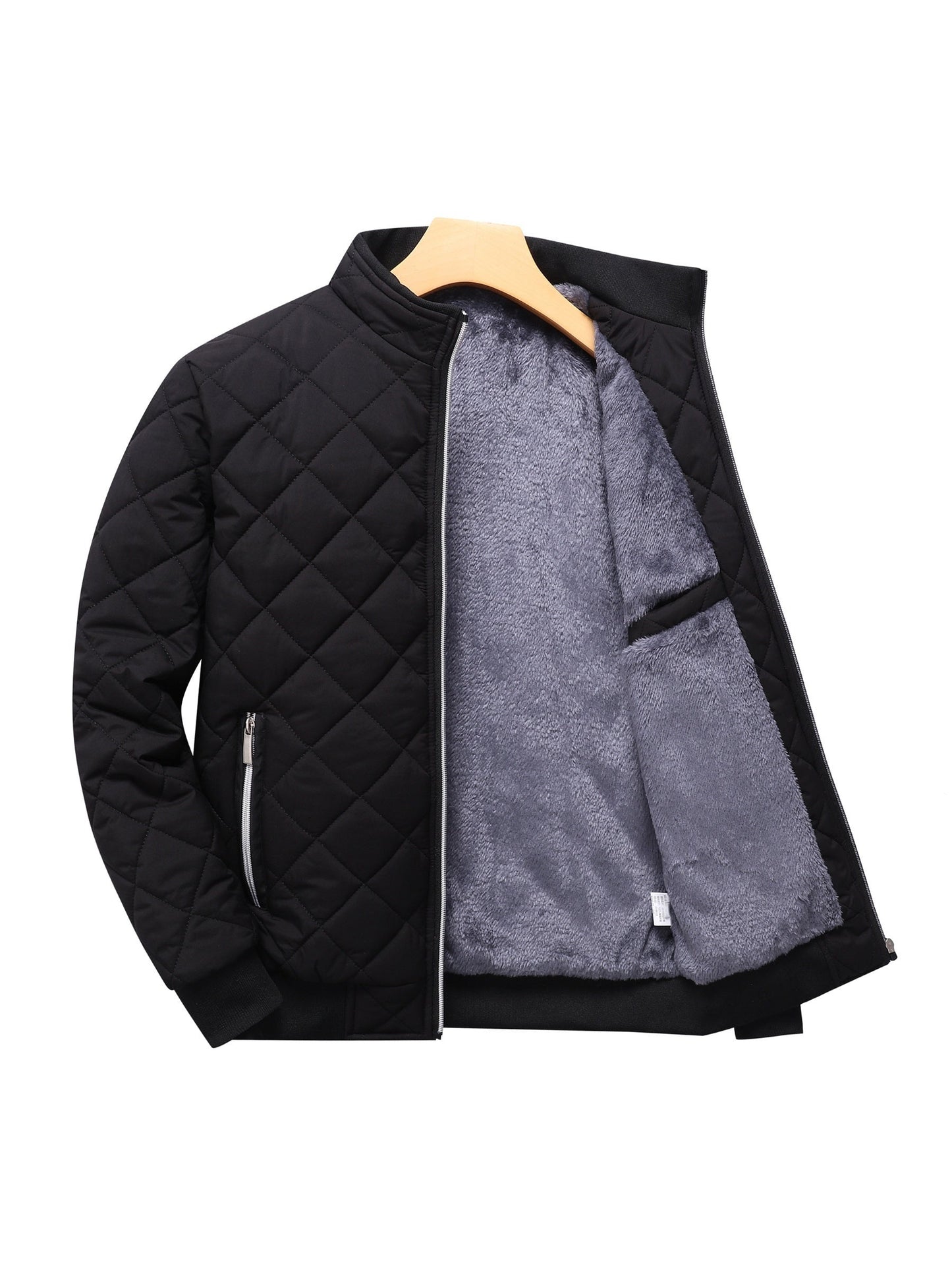 Chaqueta térmica polar forrada premium para hombre