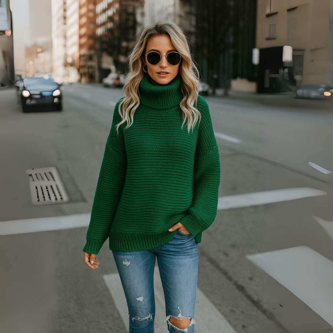 Suéter Oversize de Tricot para Mujer
