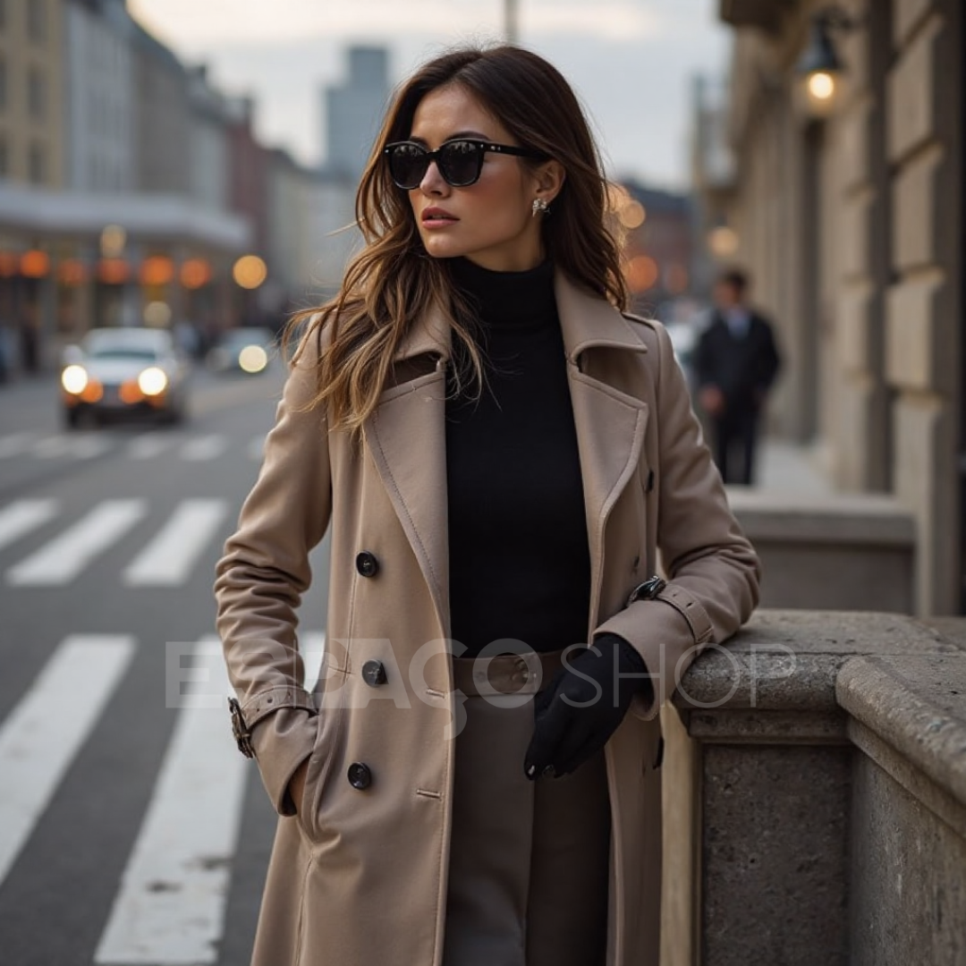 Abrigo de mujer de paño Alelí