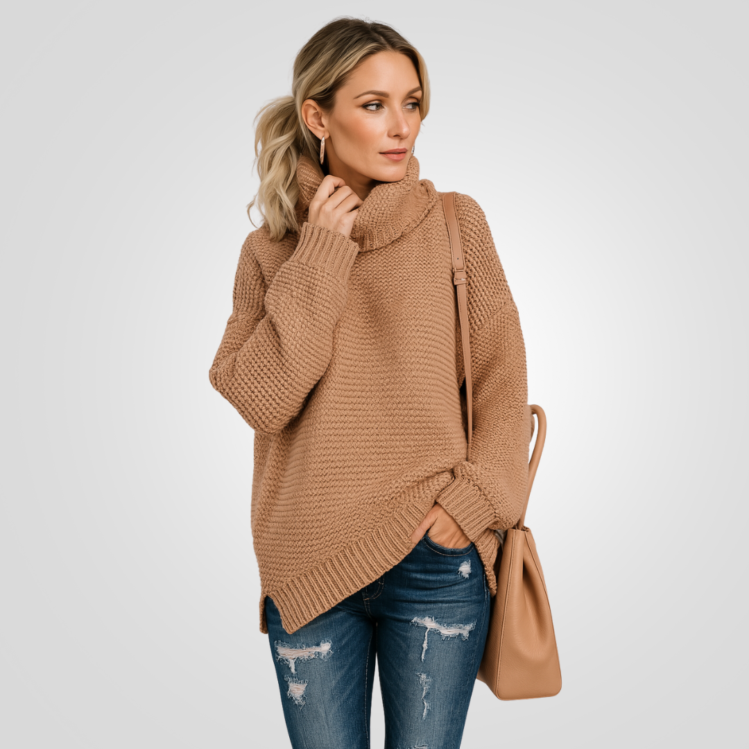 Suéter Oversize de Tricot para Mujer