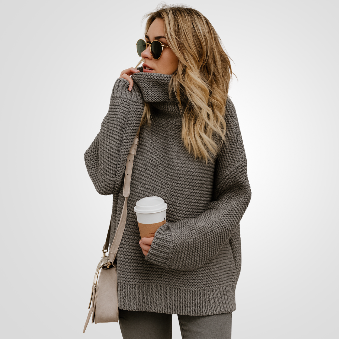 Suéter Oversize de Tricot para Mujer
