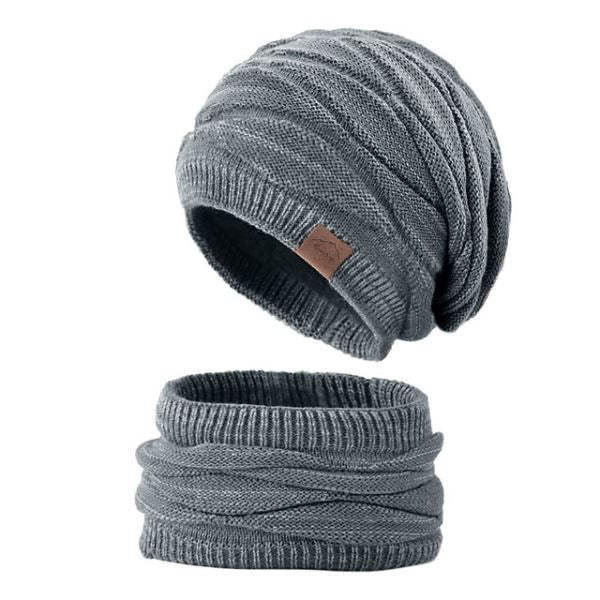 Gorro y Protector de Cuello de Lana para Mujer WinterWonder