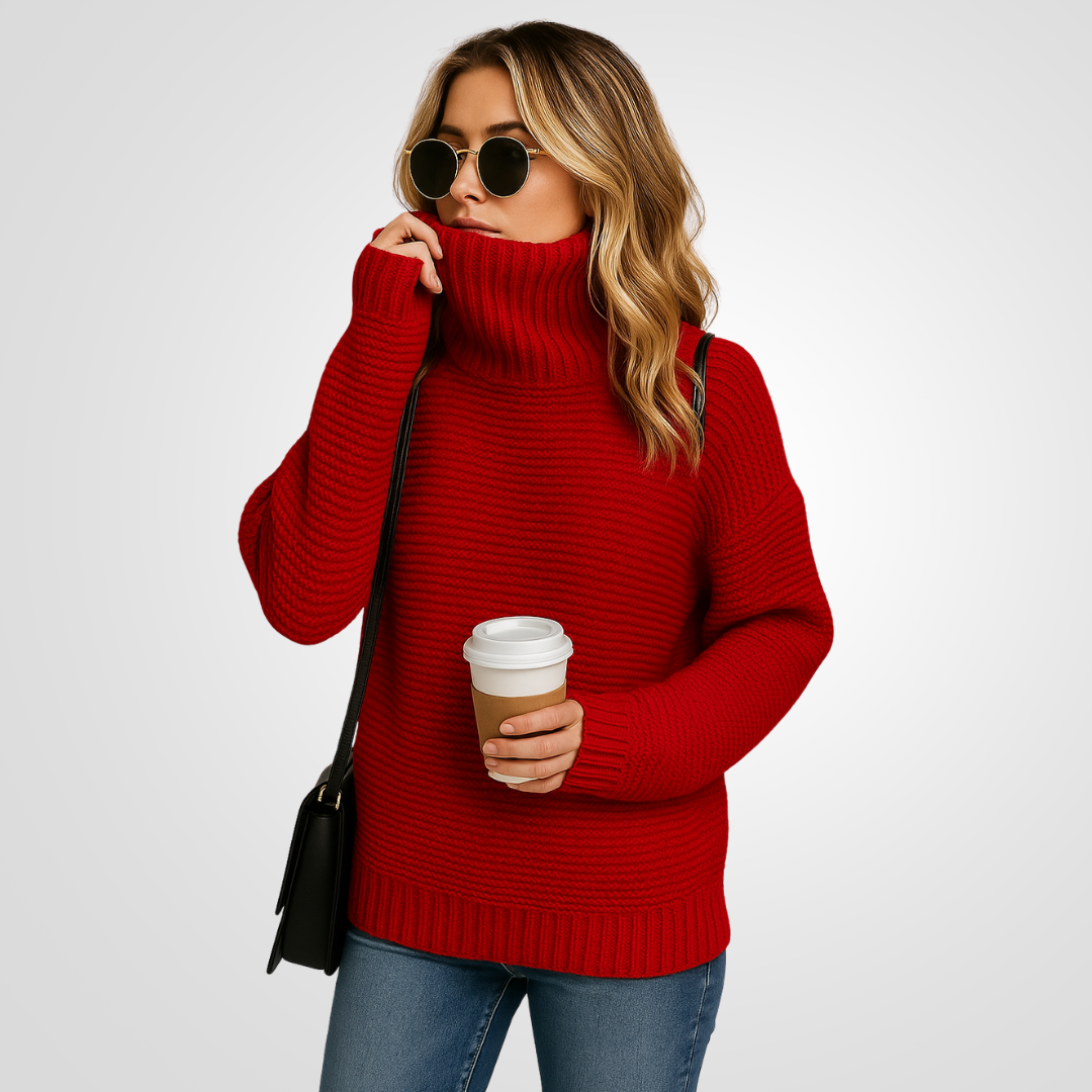 Suéter Oversize de Tricot para Mujer