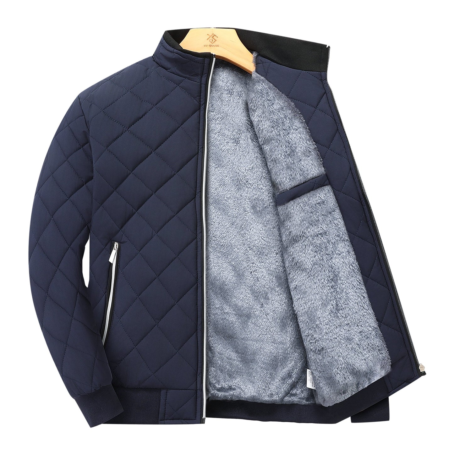 Chaqueta térmica polar forrada premium para hombre