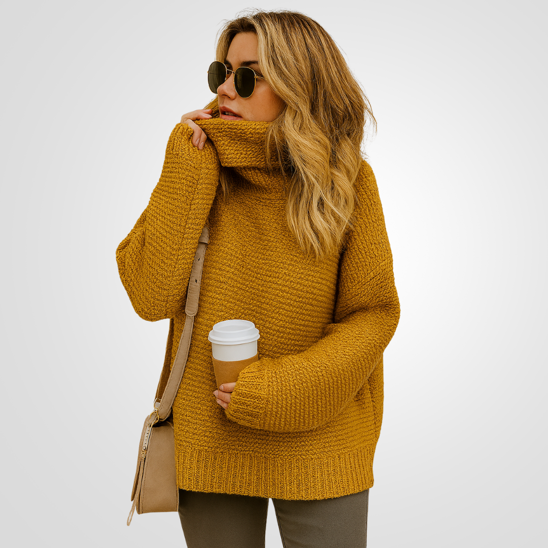 Suéter Oversize de Tricot para Mujer