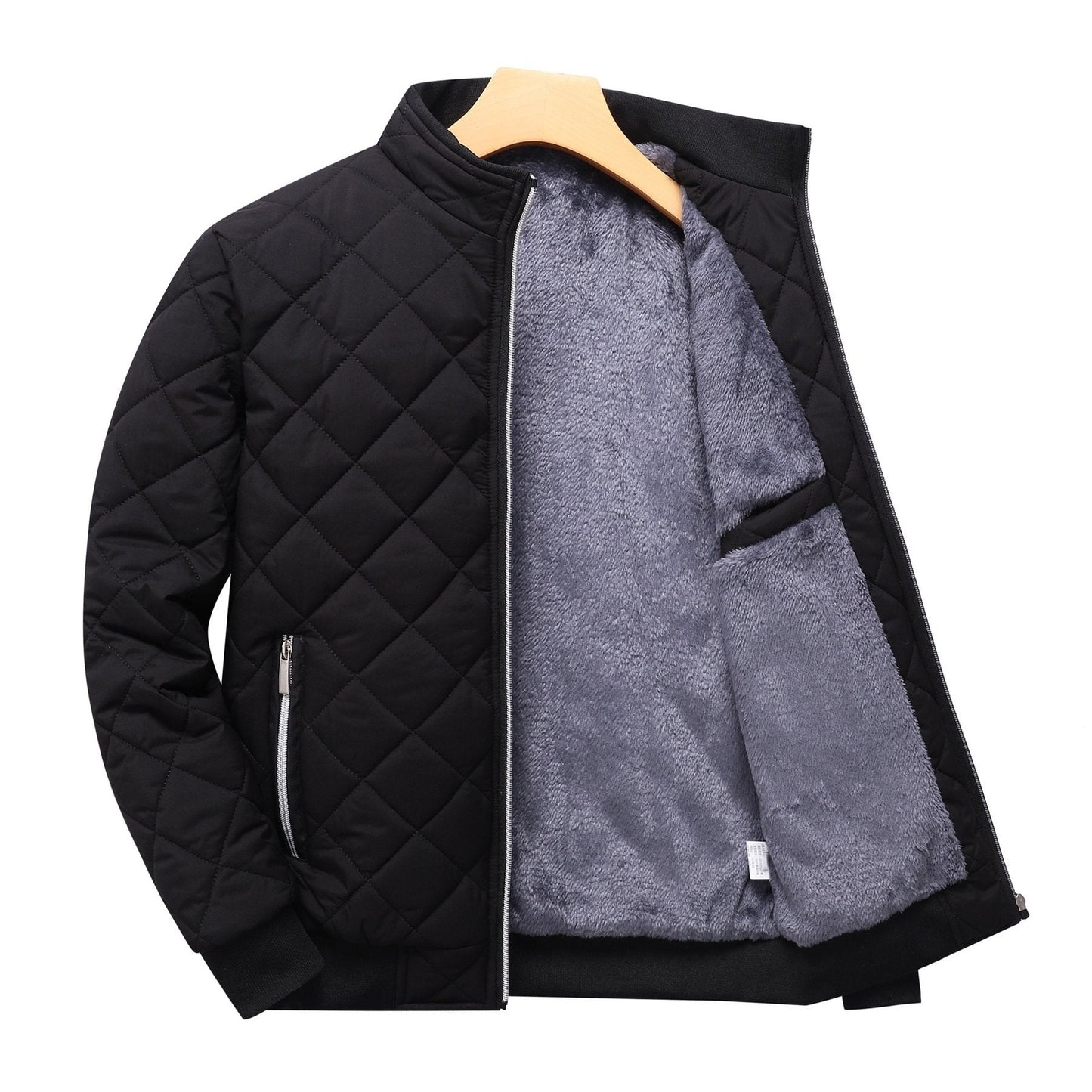 Chaqueta térmica polar forrada premium para hombre