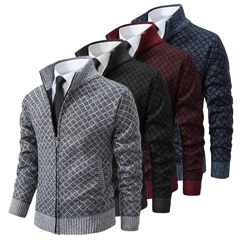 Chaqueta de punto jacquard Remy Royal