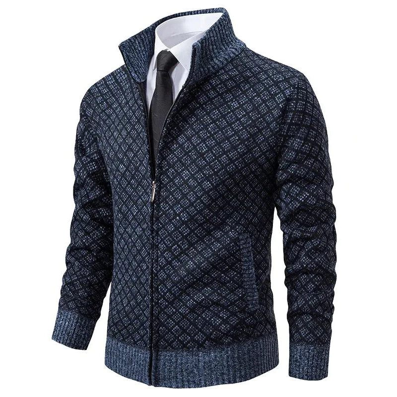 Chaqueta de punto jacquard Remy Royal