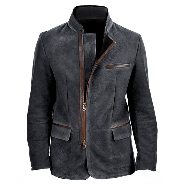 Chaqueta Russell de gamuza