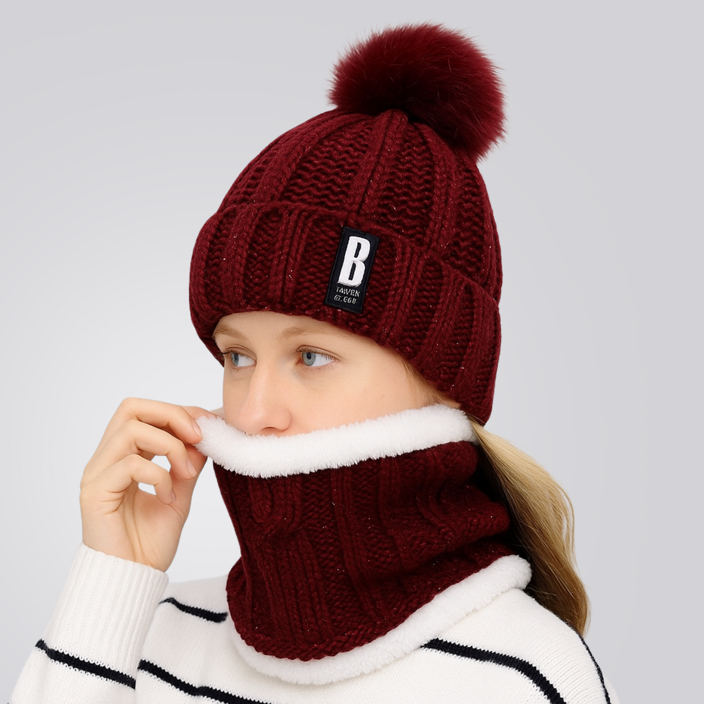 Gorro y Cuello de Esquí de Mujer WinterShield