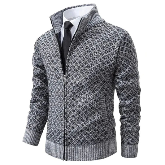 Chaqueta de punto jacquard Remy Royal