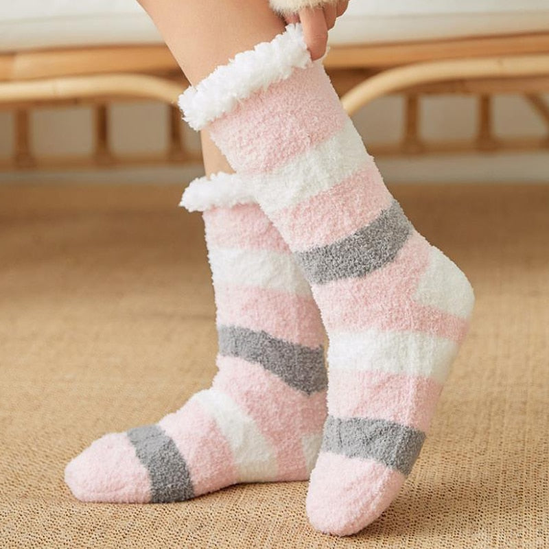 Calcetines de invierno afelpados antideslizantes - Arctic
