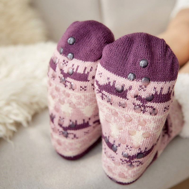 Calcetines de invierno afelpados antideslizantes - Arctic