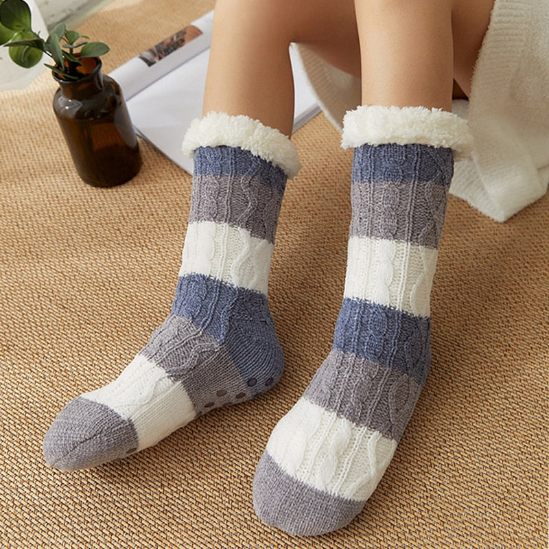 Calcetines de invierno afelpados antideslizantes - Arctic