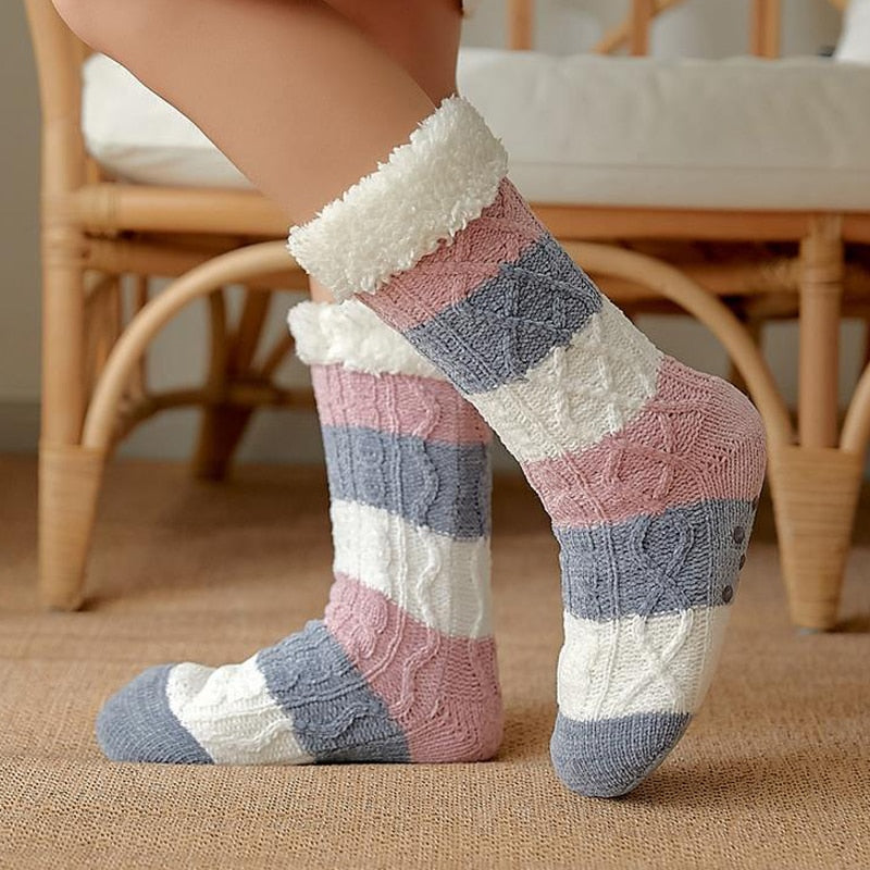 Calcetines de invierno afelpados antideslizantes - Arctic