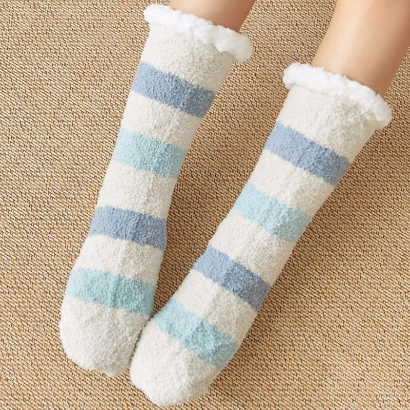 Calcetines de invierno afelpados antideslizantes - Arctic
