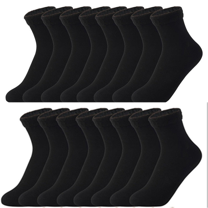 Calcetines con forro de lana térmicos - Paquete de 8 pares