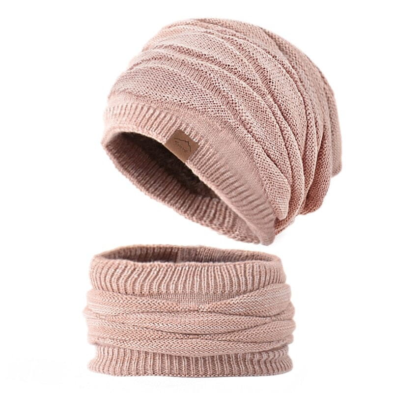 Gorro y Protector de Cuello de Lana para Mujer WinterWonder