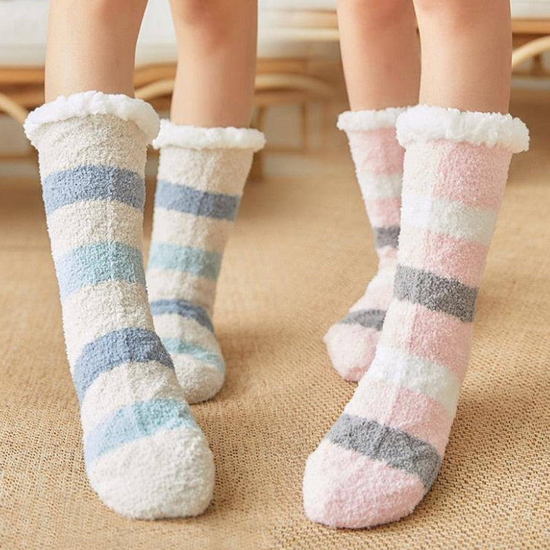 Calcetines de invierno afelpados antideslizantes - Arctic