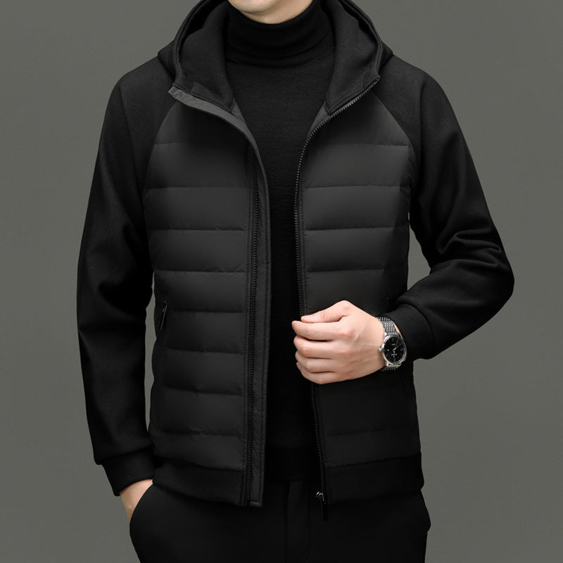 Chaqueta de plumas con monograma Oxford