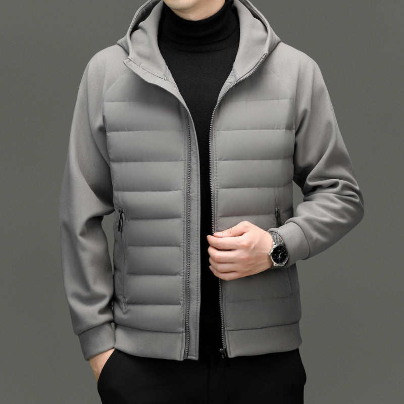 Chaqueta de plumas con monograma Oxford