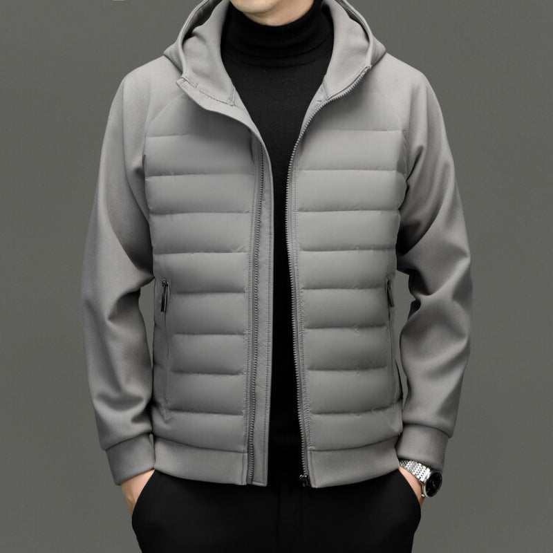 Chaqueta de plumas con monograma Oxford