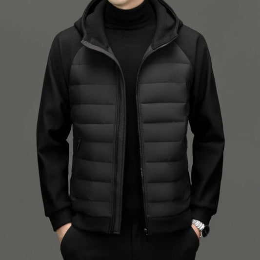 Chaqueta de plumas con monograma Oxford