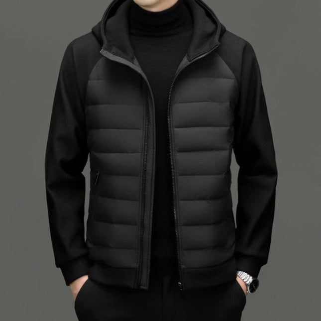 Chaqueta de plumas con monograma Oxford