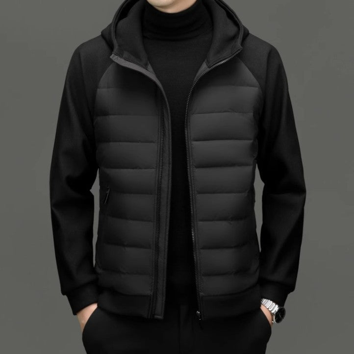 Chaqueta de plumas con monograma Oxford