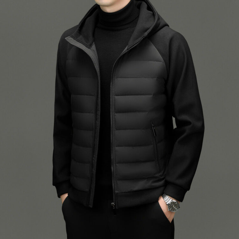 Chaqueta de plumas con monograma Oxford