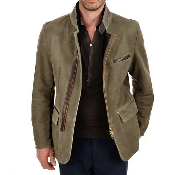 Chaqueta Russell de gamuza