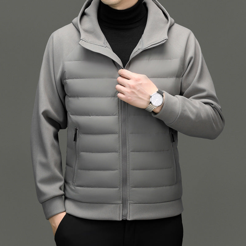 Chaqueta de plumas con monograma Oxford