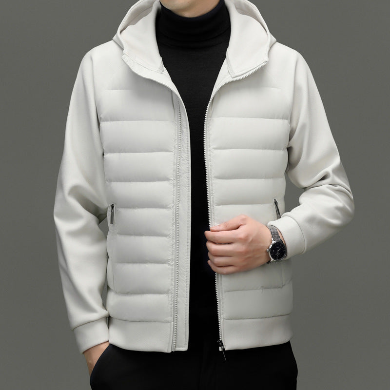 Chaqueta de plumas con monograma Oxford