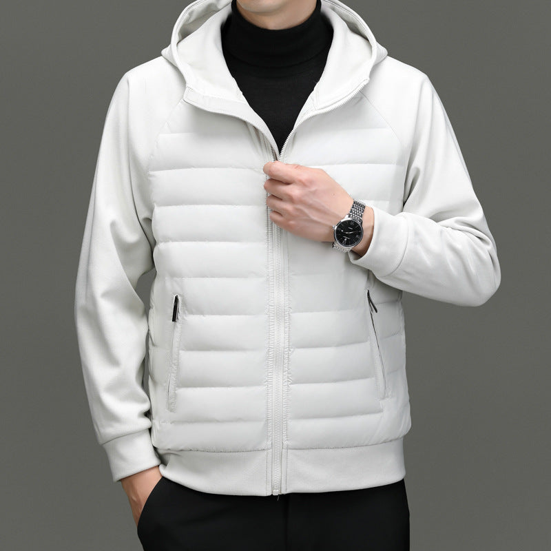 Chaqueta de plumas con monograma Oxford