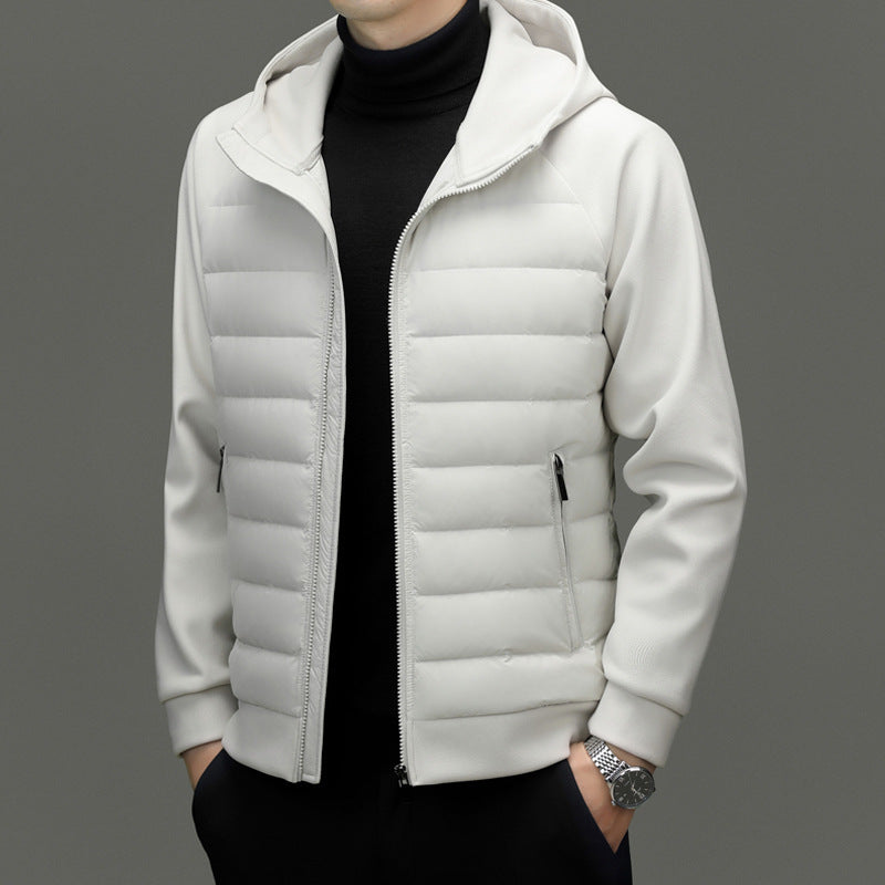 Chaqueta de plumas con monograma Oxford