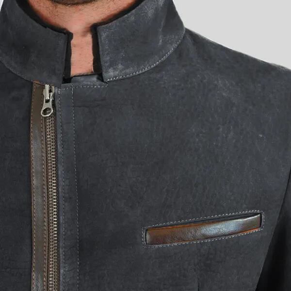Chaqueta Russell de gamuza