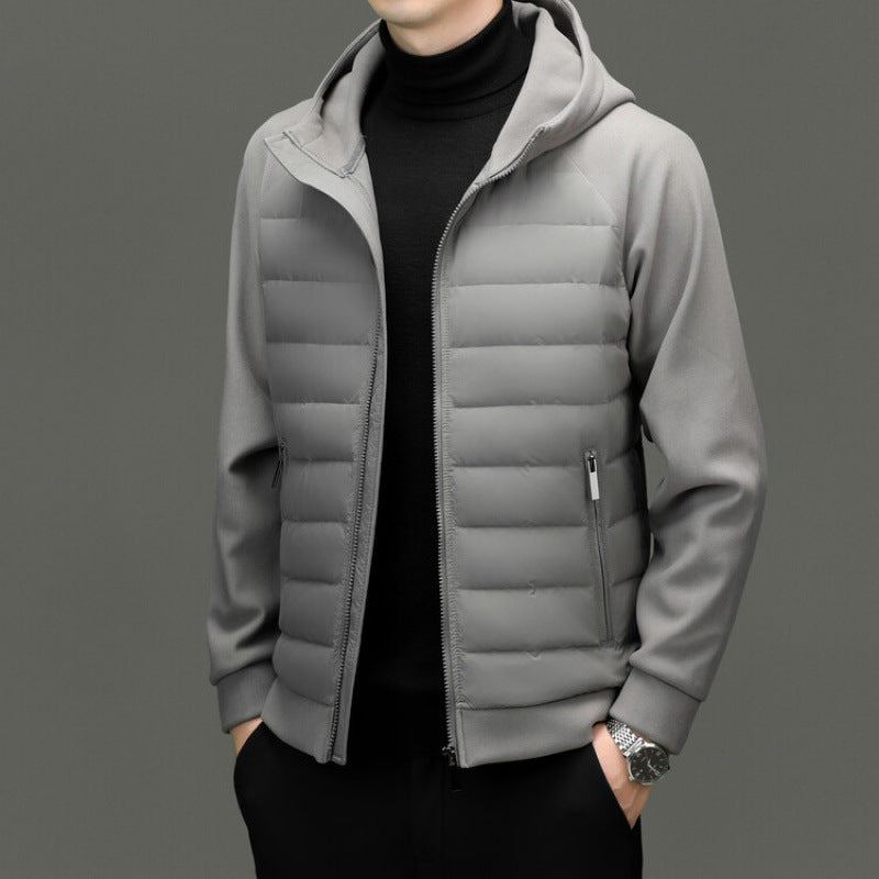 Chaqueta de plumas con monograma Oxford