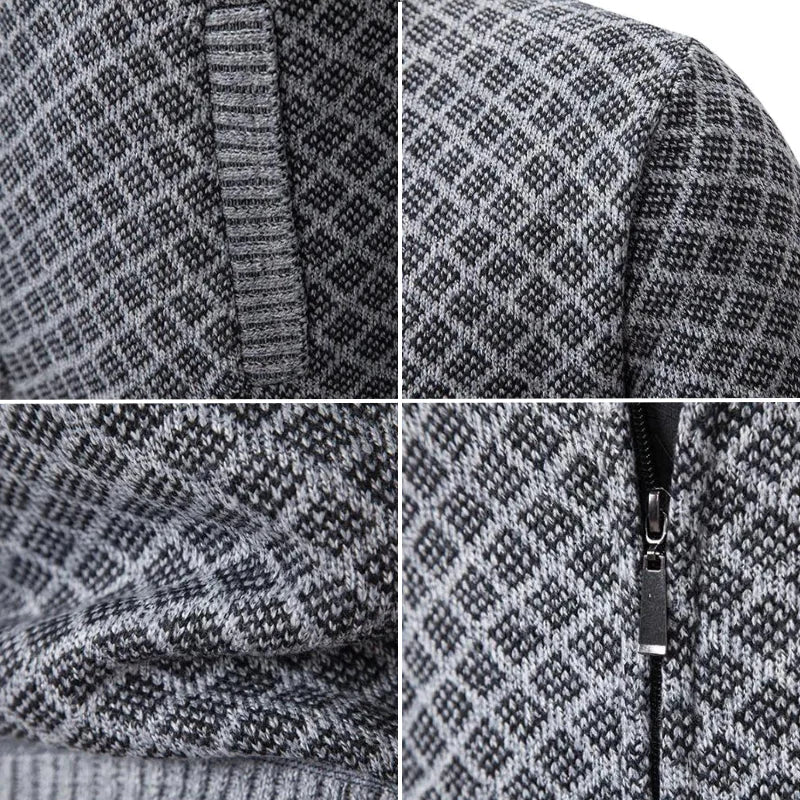 Chaqueta de punto jacquard Remy Royal