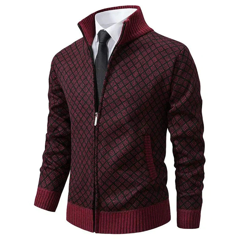 Chaqueta de punto jacquard Remy Royal
