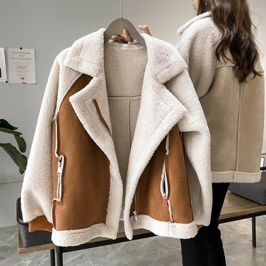 Chaqueta de ante para mujer Coralie