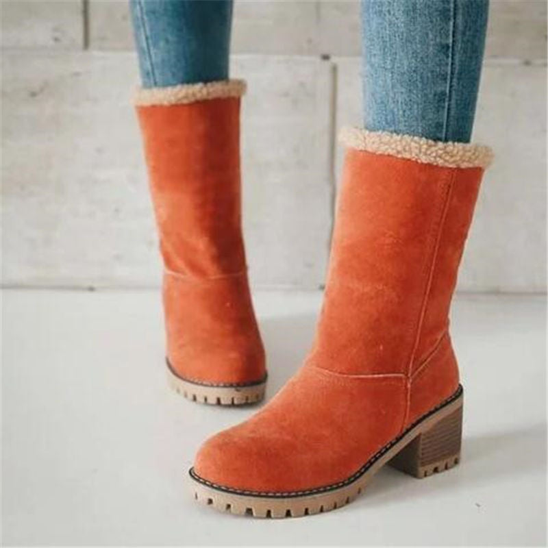 Bota de invierno forrada de lana