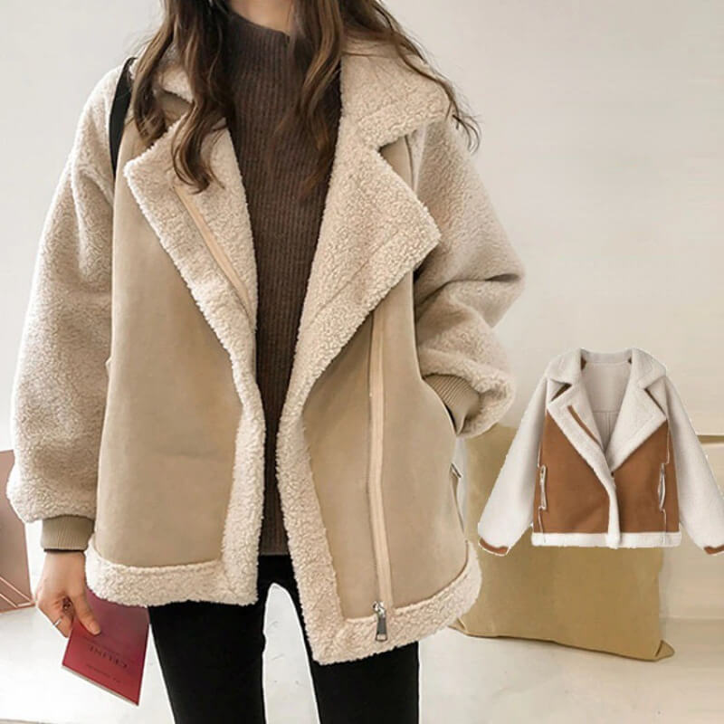 Chaqueta de ante para mujer Coralie