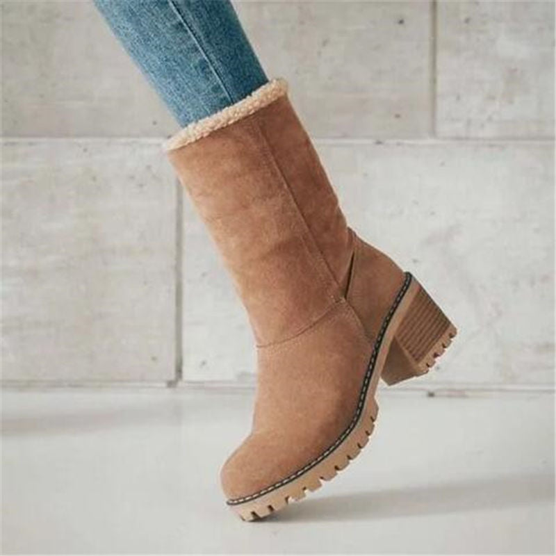 Bota de invierno forrada de lana