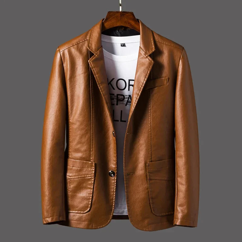 Chaqueta de cuero Thamen